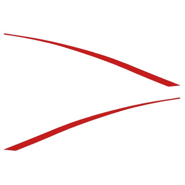 Tracker Boat Decal 76 1/2 x 2 1/4 Inch Red by Tracker