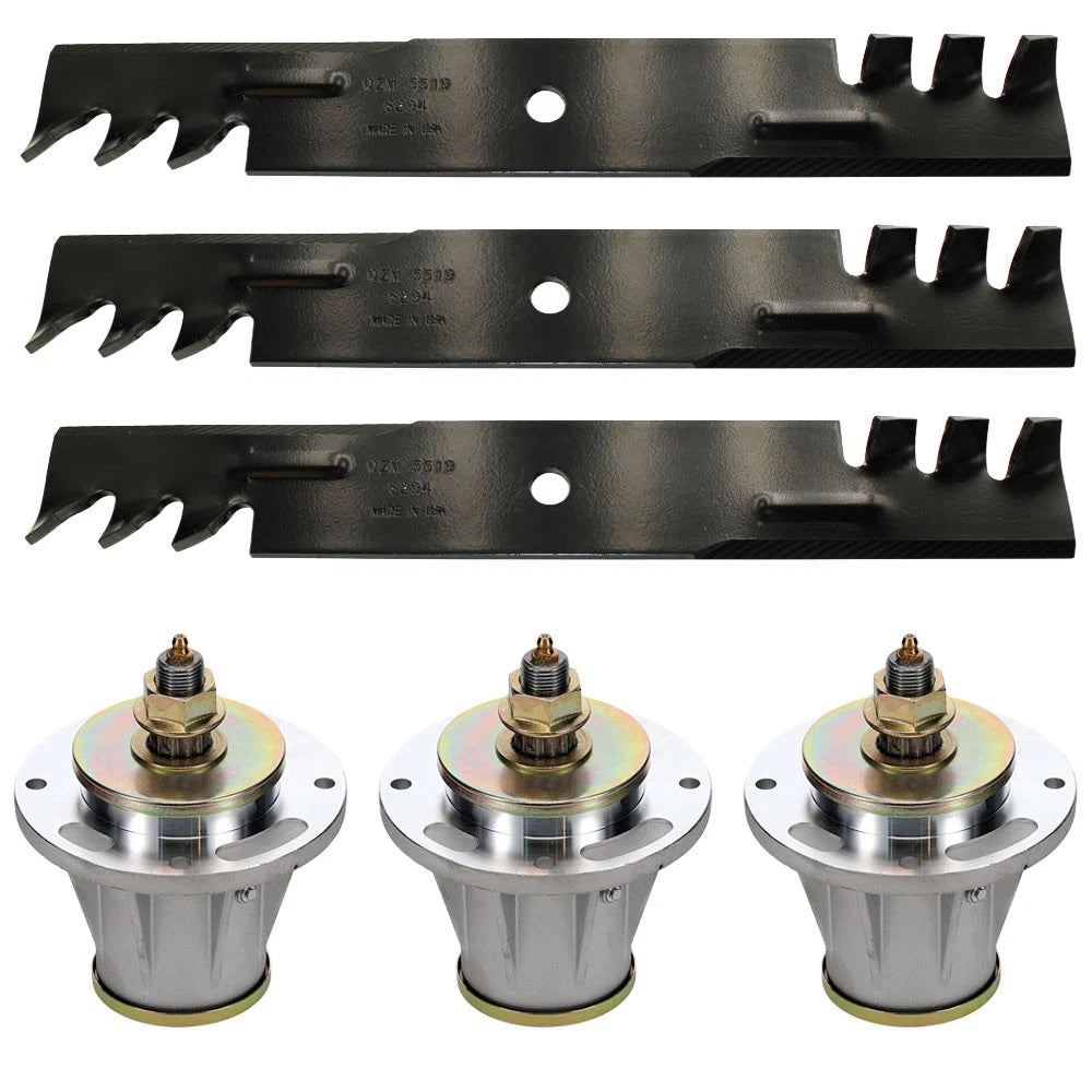 Spindle And Blade Kit Fits Husqvarna Lz 5225 Lz 5227 Lz 6127
