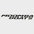 Moomba Boat Logo Decal Sticker Glossy Black by Moomba