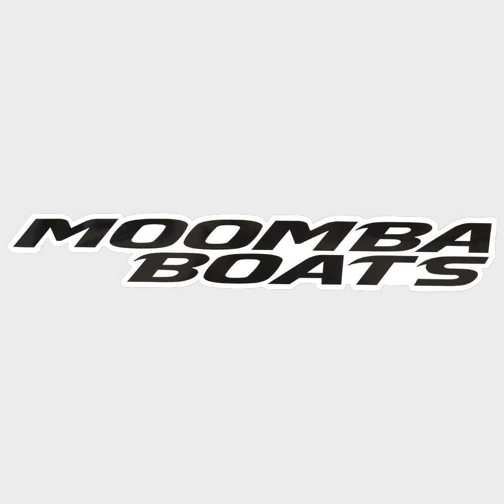 Moomba Boat Logo Decal Sticker Glossy Black by Moomba