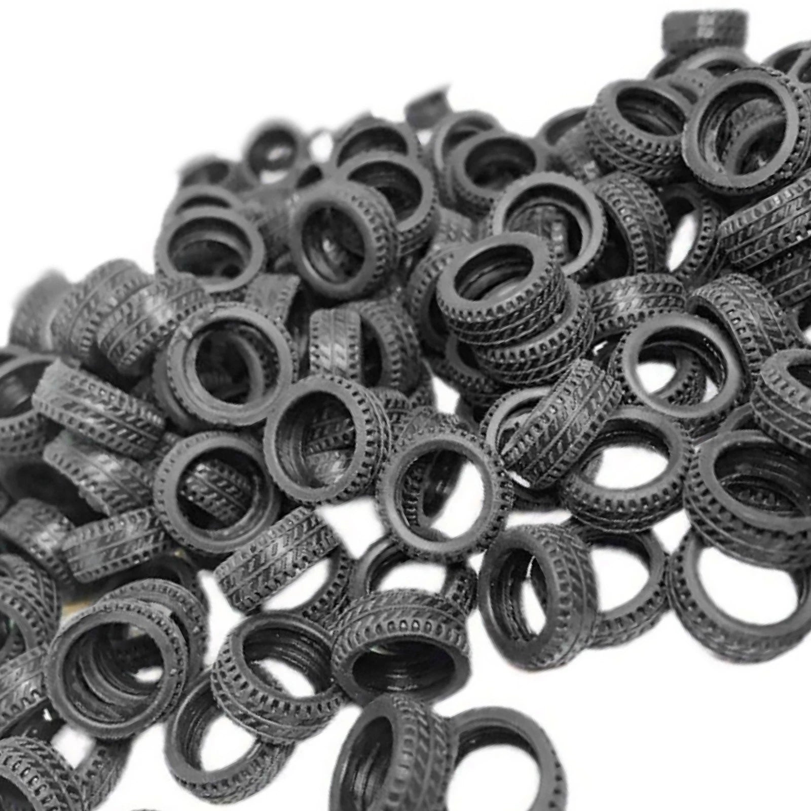 1/32 Model Car Rubber Tire Diorama Rubber Tire Display Accessories