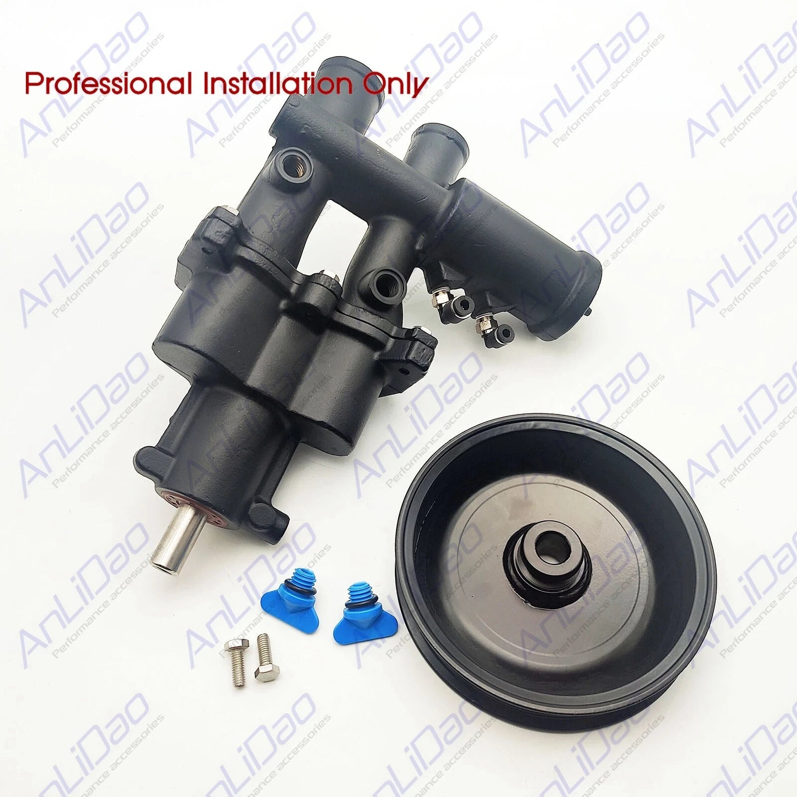 Fit Mercruiser Sea Water Pump With Pulley 8m0139997 8m0137218