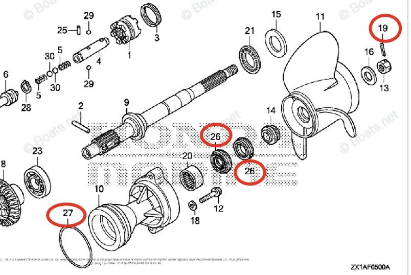 Oil Seal – Honda BF115D/150D/175A/200A/225A
