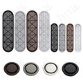 Oval Air Ventilation Grille Louver Vent Cover