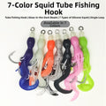 Saltwater Fishing Hook 6/0 Silicone Squid Lure