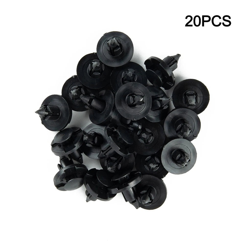 20 Pcs For Nissan Car Plastic Rivet Fasteners Mud Flaps Bumper For