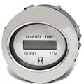 Faria Boat Hour Meter Gauge MH0203A | Digital 2 Inch Silver WhiteOpens