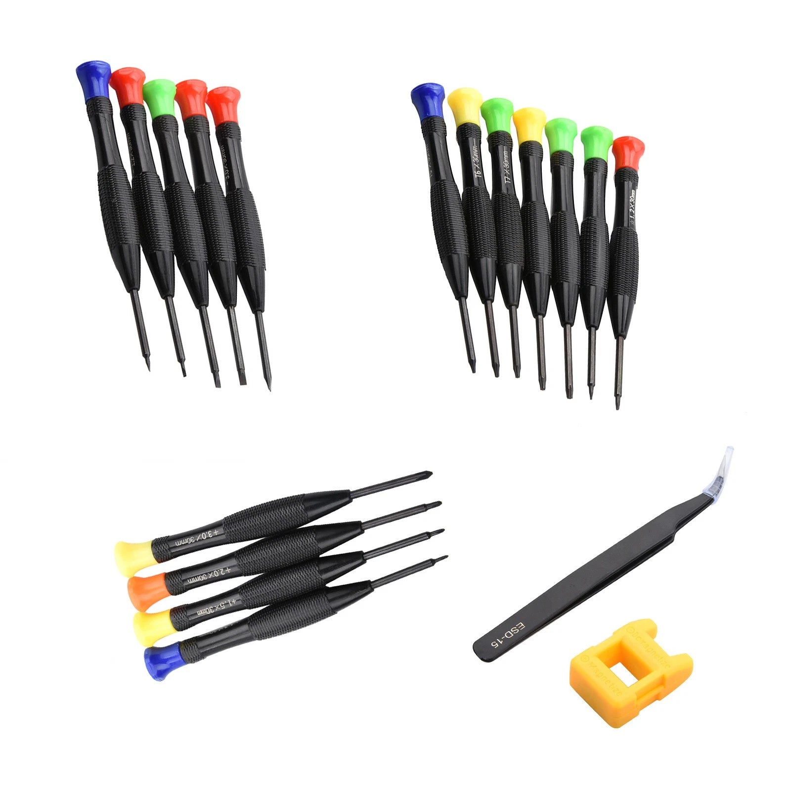 Precision Screwdriver Set Transparent Box Torx T5-t9 Flathead Phillips