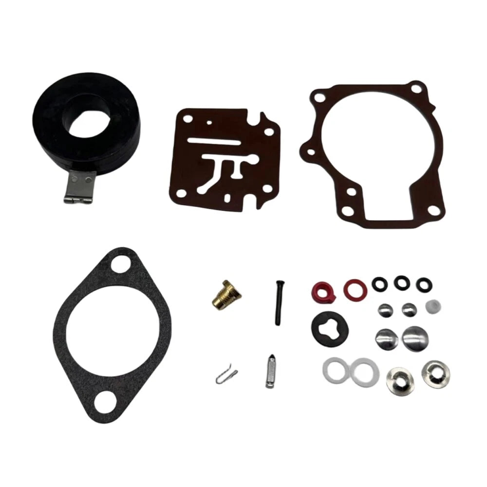 Carburetor Rebuild Kit w/ Float for Johnson/Evinrude 65-75HP (3 Pcs)
