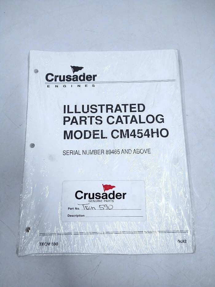 Crusader Engines Tecm590, Illustrated Parts Catalog Model Cm454ho