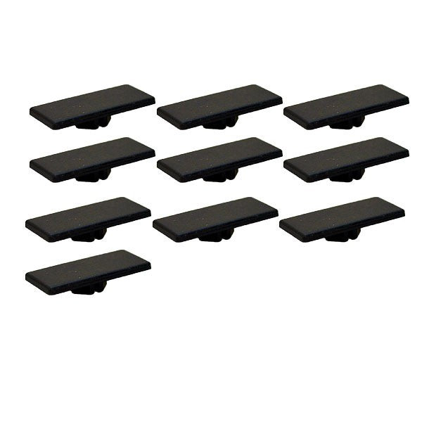 Carver Boat Hinge Cap Covers Black 1 1/4 Inch by Carver