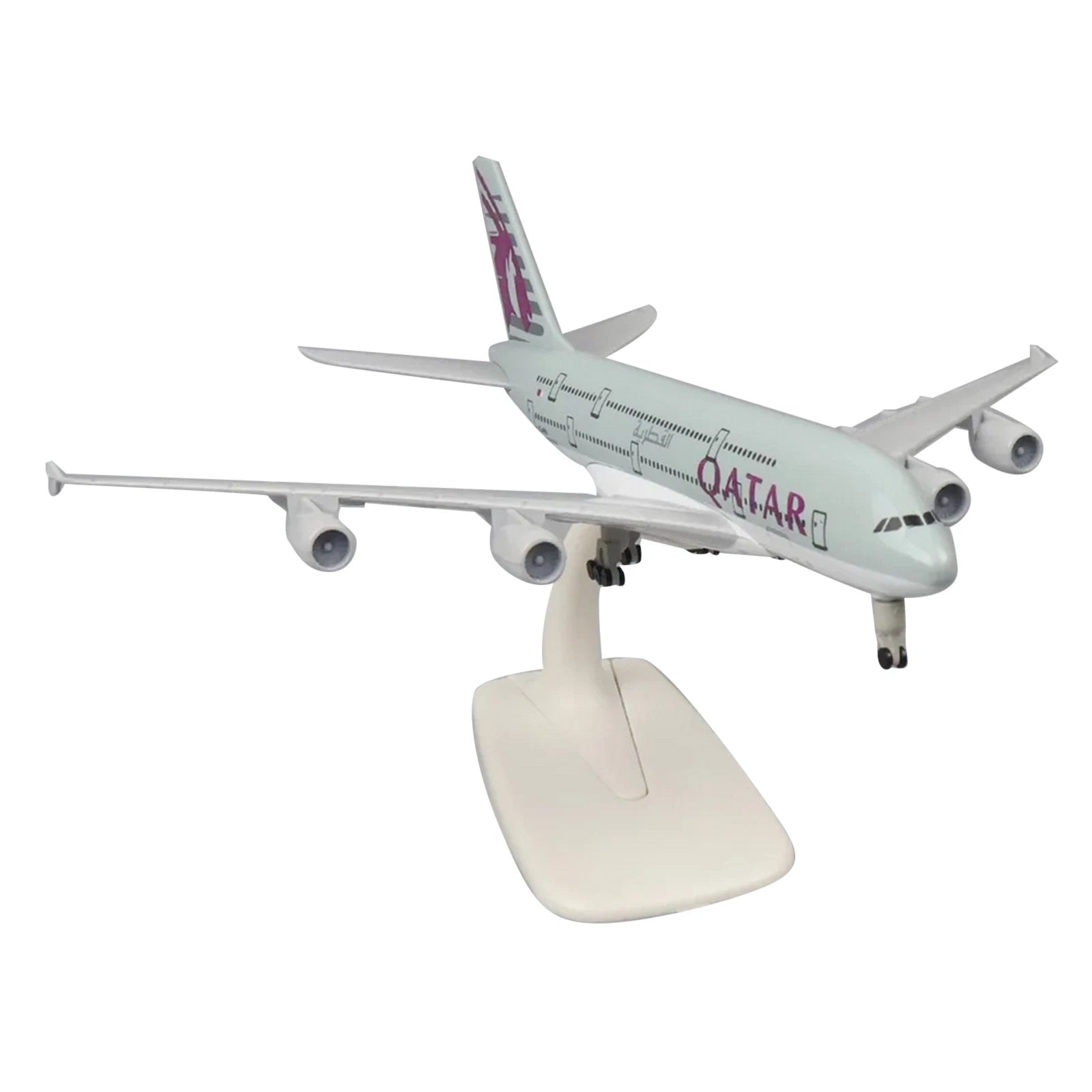 1/400 Scale 20cm Aircraft Qatar A380 Alloy Plane Model Plane Model