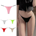 Women's Thongs Mid-Waist Simple Design