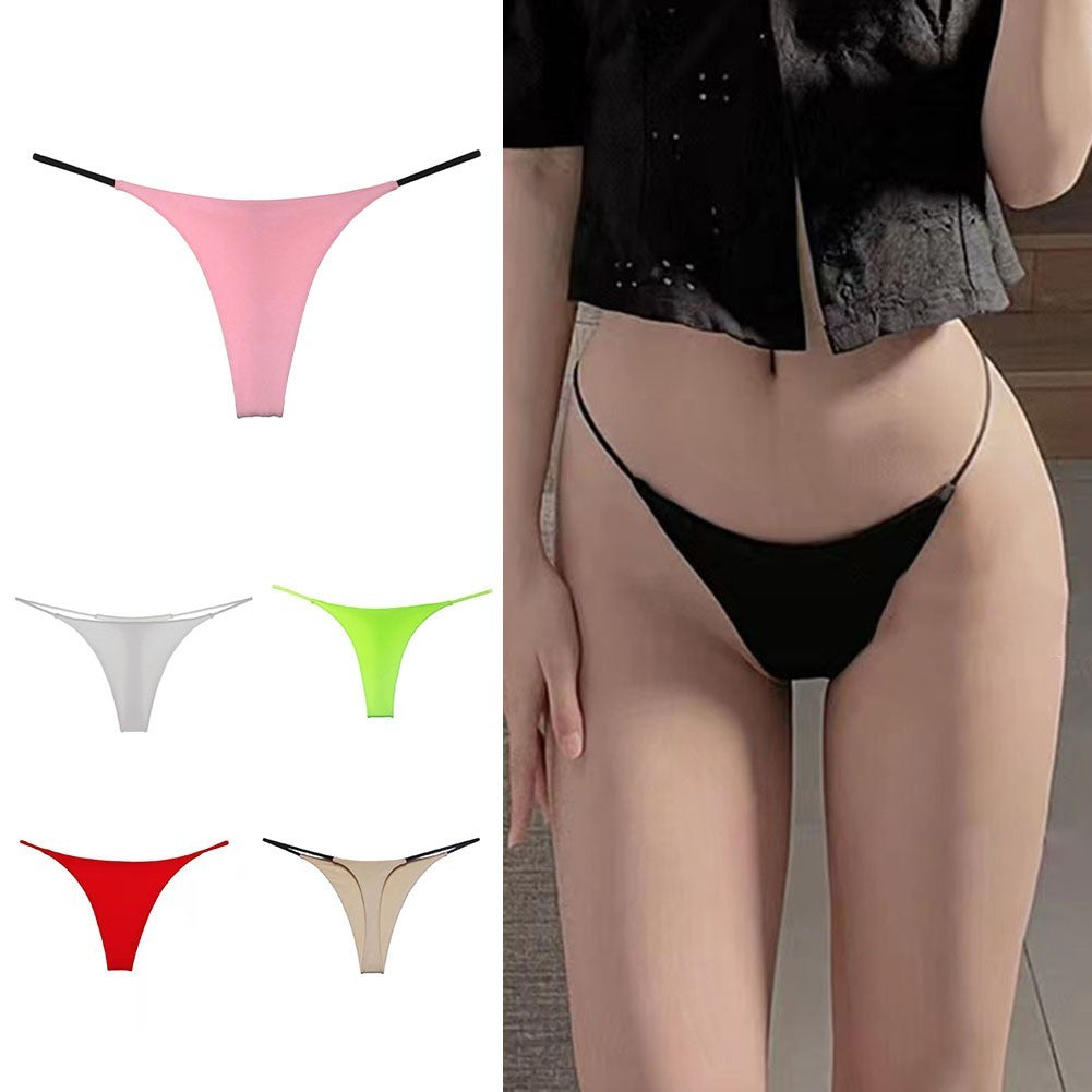 Women's Thongs Mid-Waist Simple Design