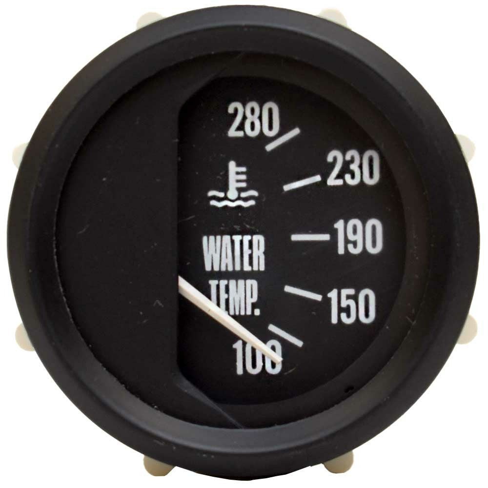 Faria Beede Boat Water Temperature Gauge 4060-5-425 | 2 Inch BlackOpen