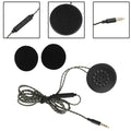 Helmet Headset Cable Length 1.2m Diameter 3.5mm For Mp3 Computer