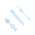 1 Set Luminous 316l Steel Watch Hands Needles For