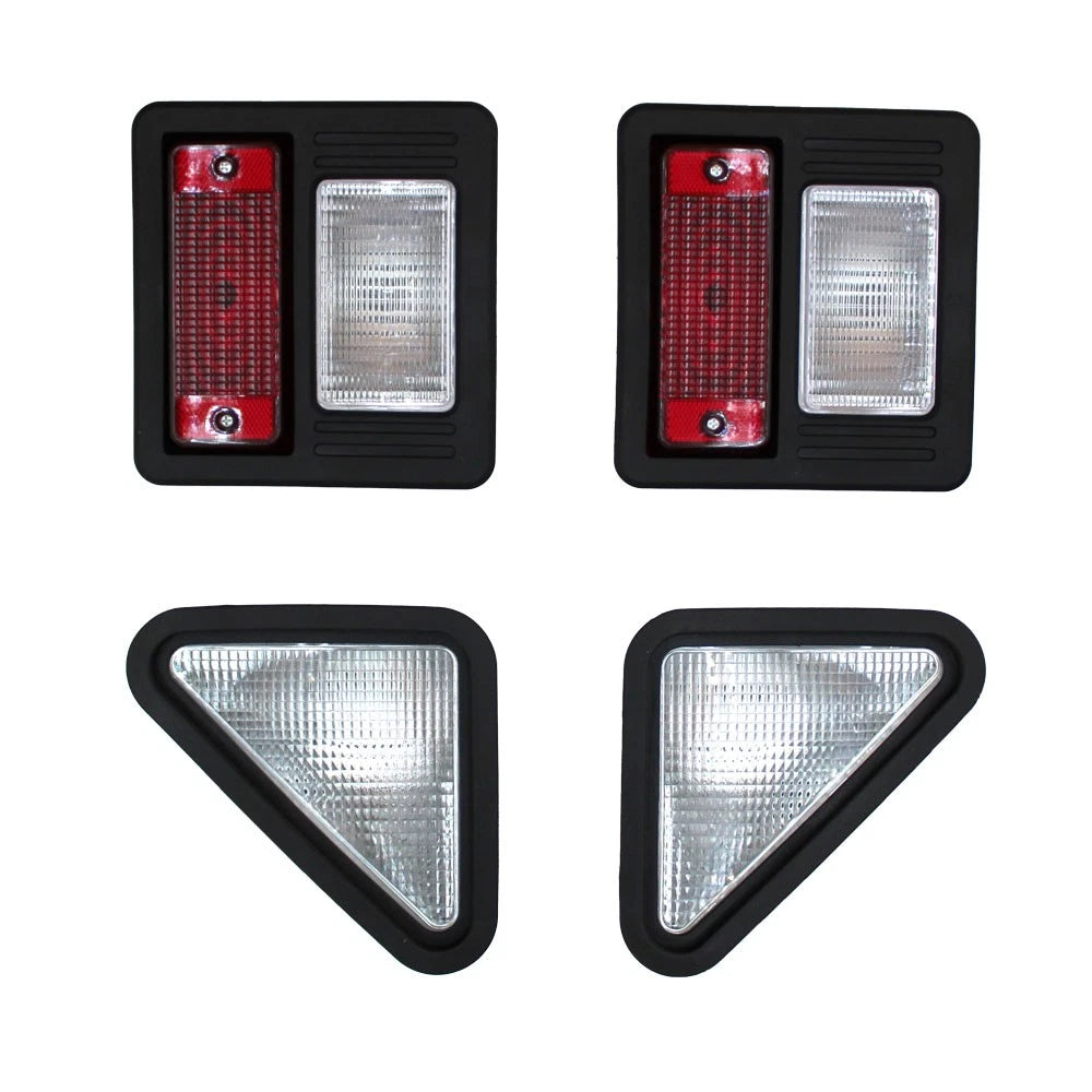 Set Rear + Left + Right Front Lights Lh Rh Fits Bobcat S220 S250 S300