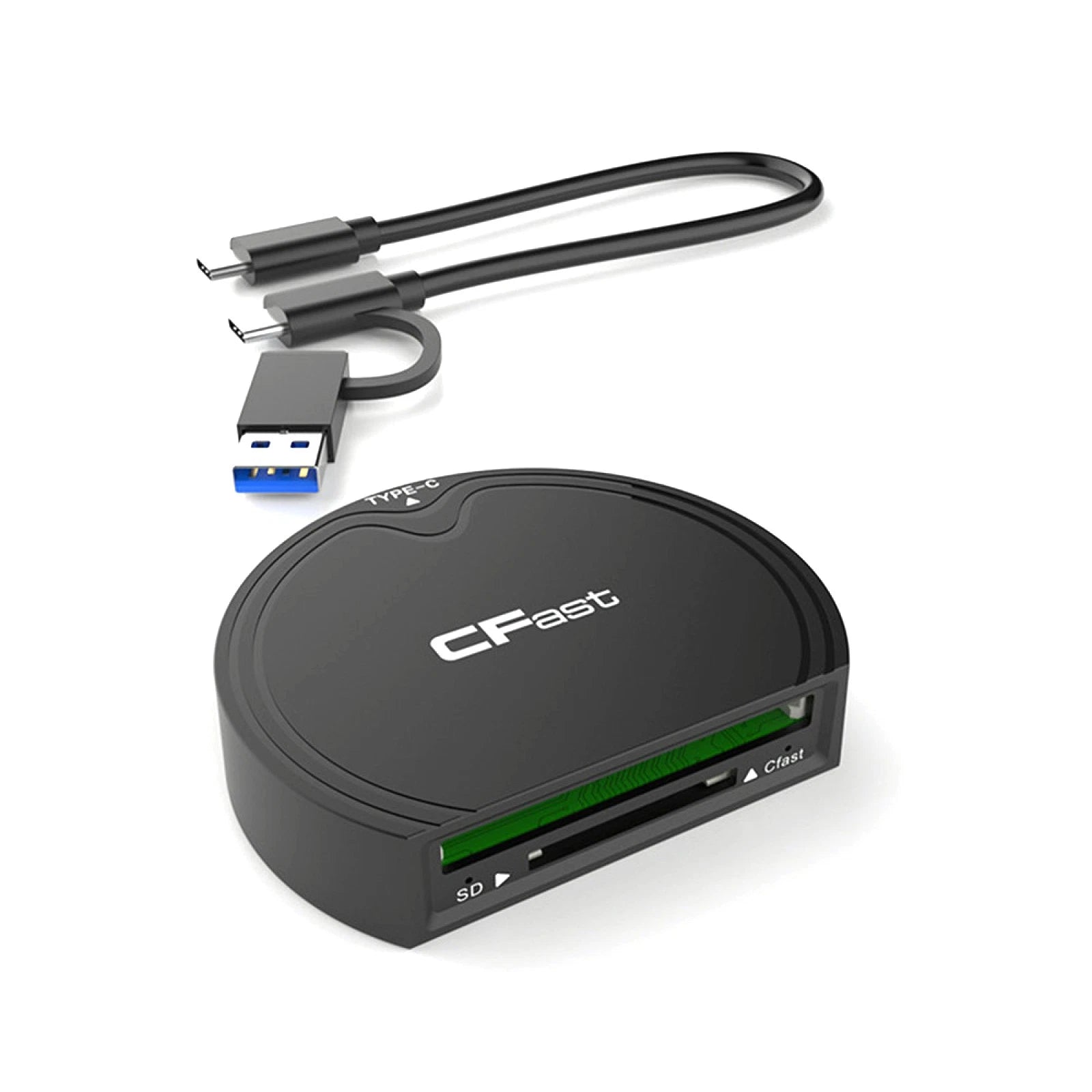 Cfast 2.0/sd Memory Card Adapter Usb3.2 Gen2 High Speed Card Reader