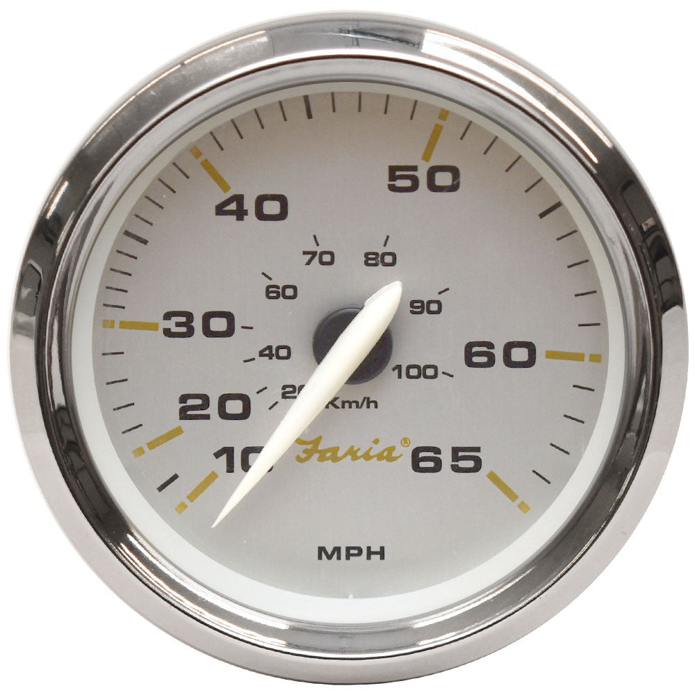 Faria Boat Speedometer 3 1/4 Inch 65 MPH Kronos by Faria