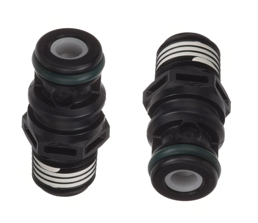 Universal Sprayless Connector for Attwood 8838TM6, Male Hose 5/16" to 3/8"