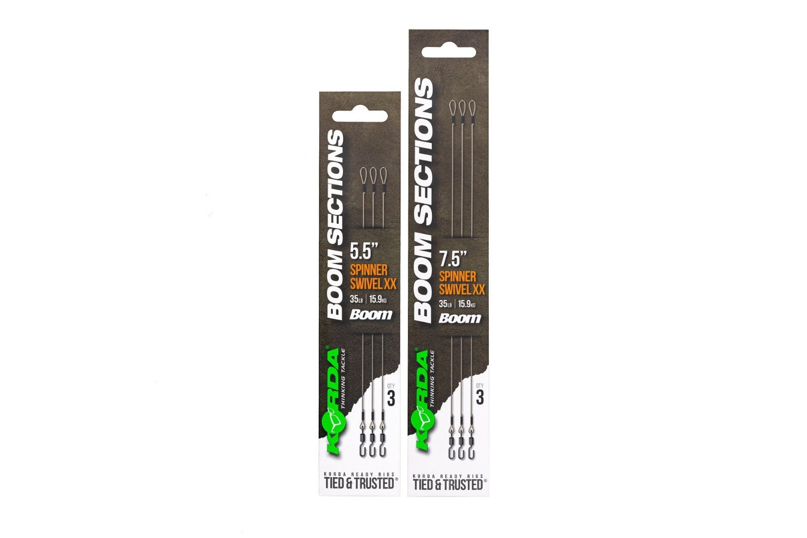 Korda Ready Tied Booms Spinner Swivel by Korda