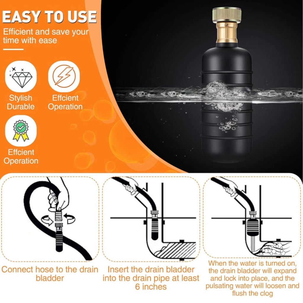Drain Cleaning Bladder – 4"-6" Drain Pipe