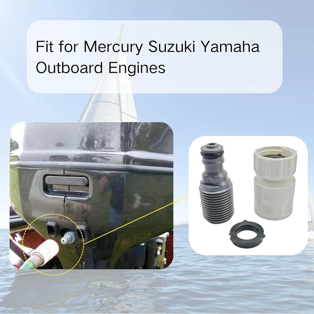 Outboard Flush Kit for Mercury, Mariner, Yamaha, Suzuki Outboard Engines