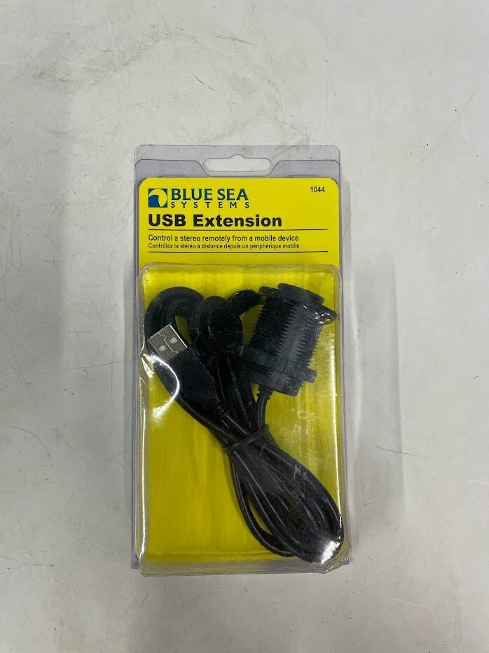 Blue Sea Systems 1044 Usb 2.0 Port W/ext Cable 12vdc, Blue