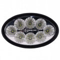 Hr291900 Cree Led Flood Beam Light, 3000 Lumens Fits Hagie