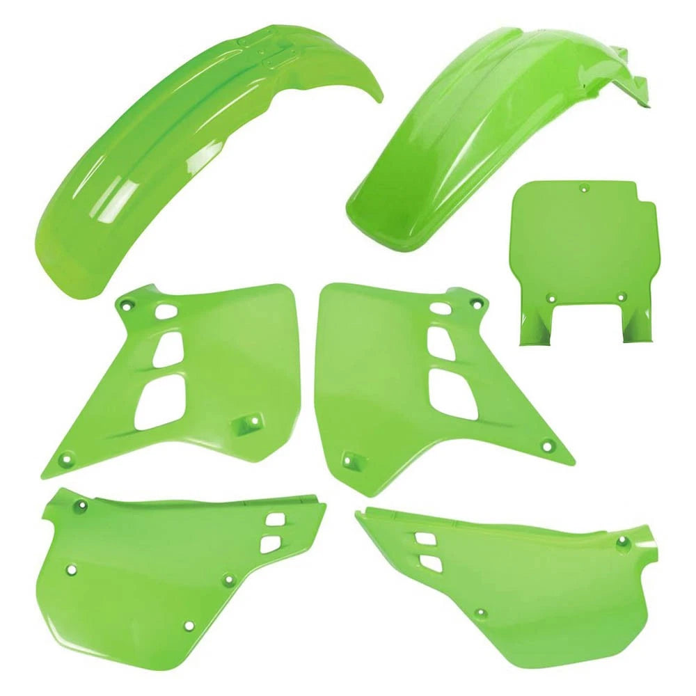 Polisport Plastic Kit Kawasaki Kx125 1990-1991, Oem Style