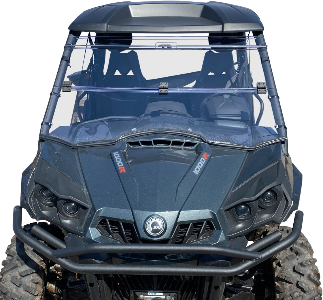 Open Trail Folding Windshield For Can-am Commander Max 1000 & Xt