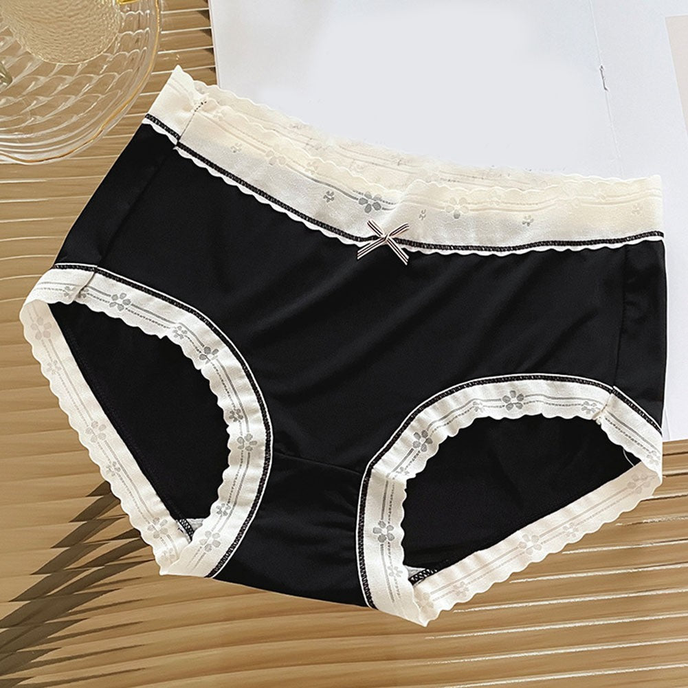 Breathable Women's Bow Triangle Underwear