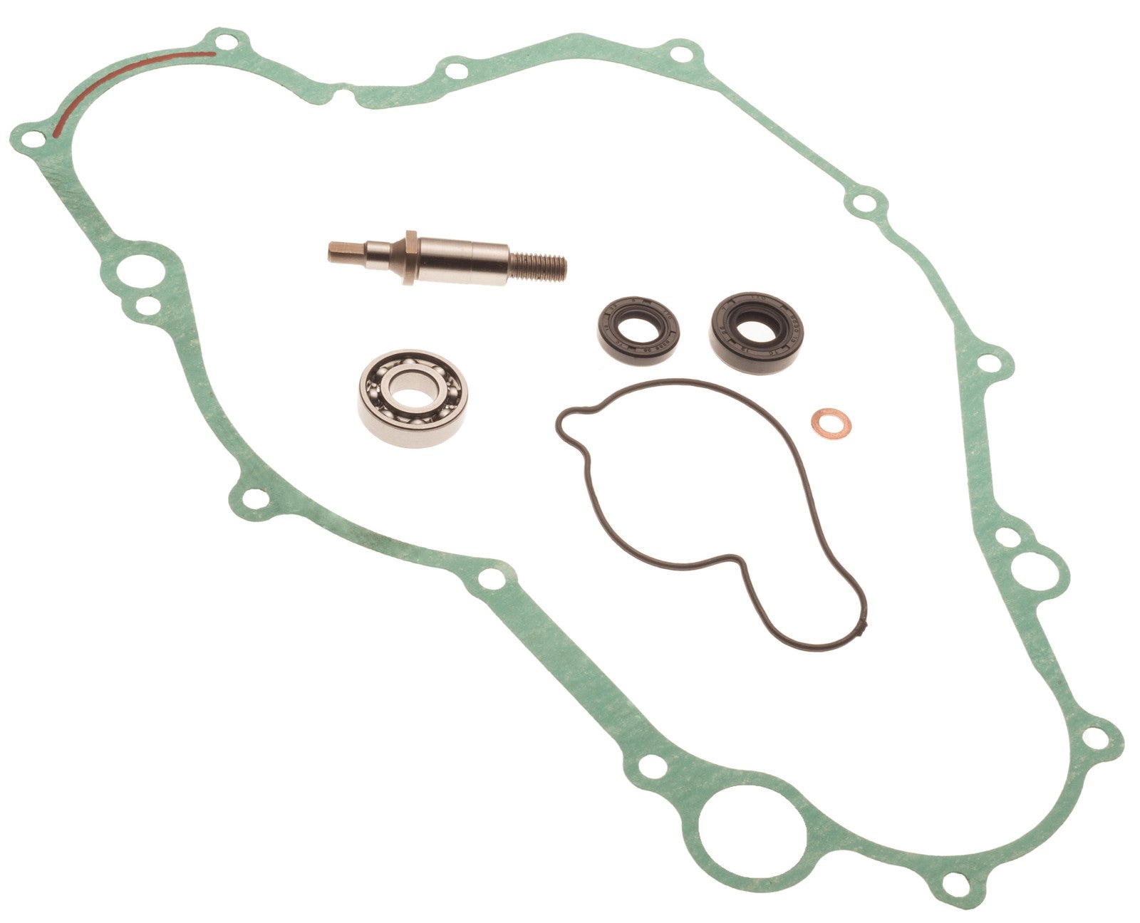 Water Pump Repair Kit W/ Shaft Bearing Seals Gasket for Yamaha YFZ 450