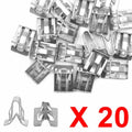 20pcs Metal Retainer Clip Clip Dash Dashboard Fastener Retainer