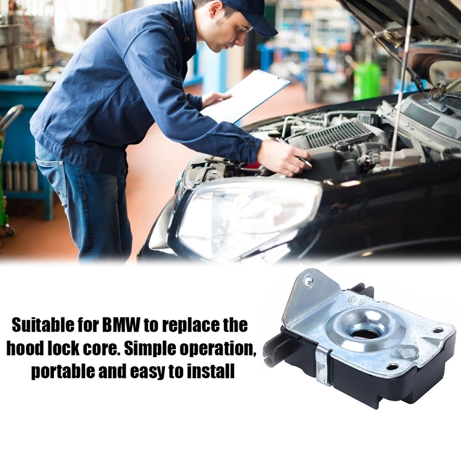 Bonnet Lock Replacement BMW X5 E53 by BMW