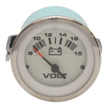 Teleflex Lido White Boat Volt Gauge 59656 by Teleflex