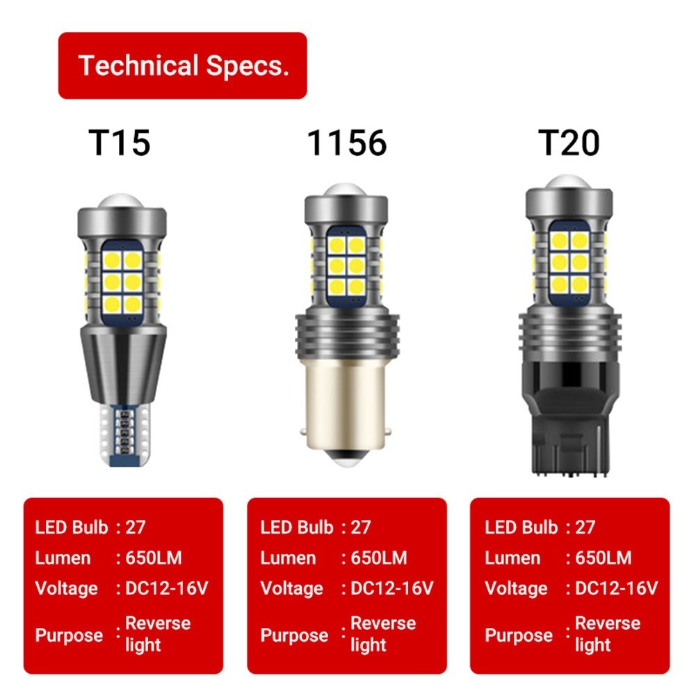 LED Light Bulb Car Turn Signal and Reverse