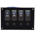 Sailfish Boat Switch Panel w/ Breakers 6 x 4 Inch Plastic by Sailfish
