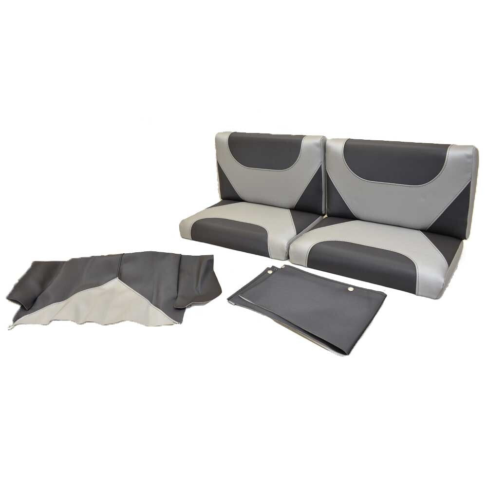 Seat Cushion Set Alumacraft Boat Charcoal Gray by Alumacraft