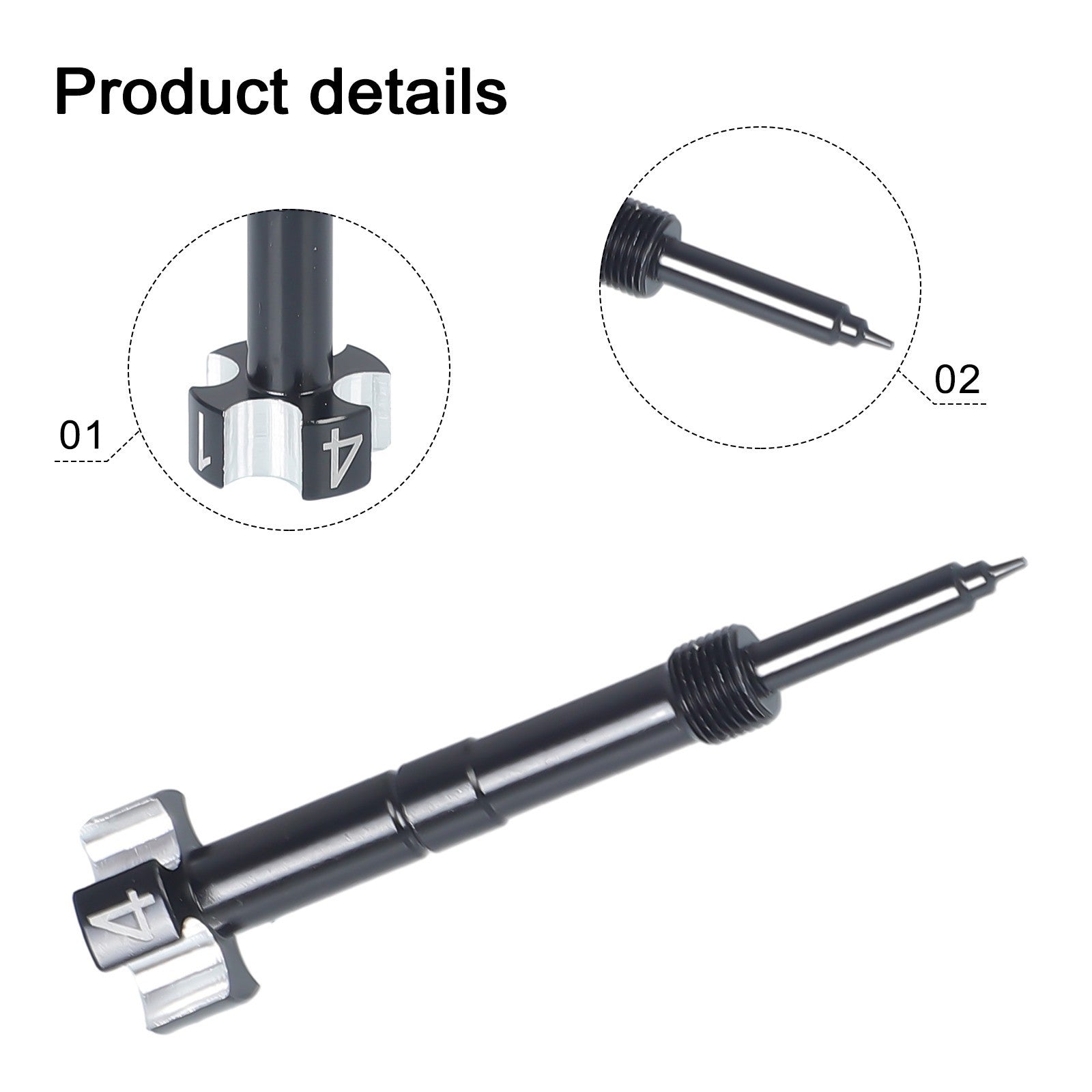 6061-Aluminum Fuel Mixture Carburetor Screw