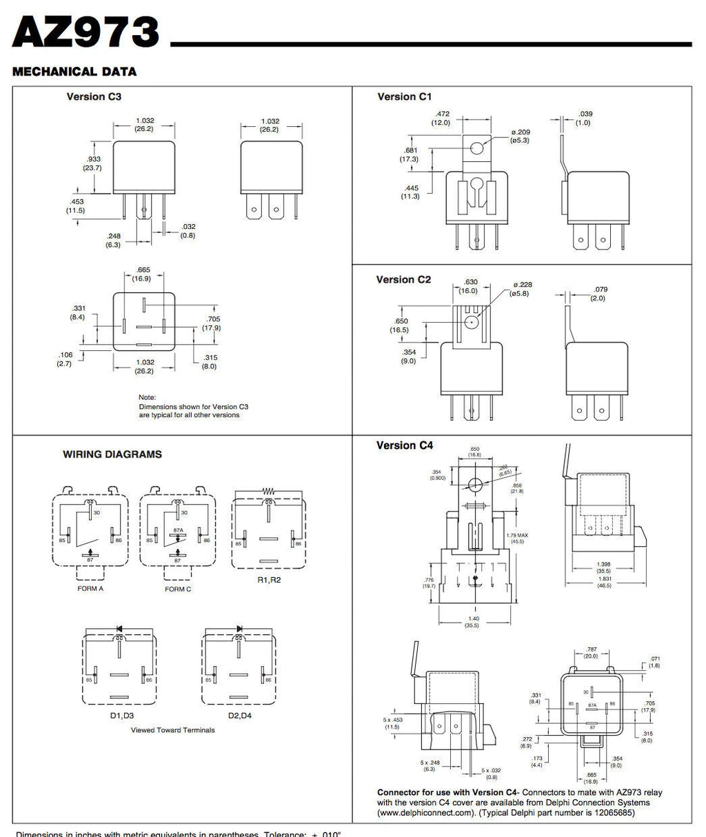 Power Trim Relay for Mercury/Force Outboard Boat Motors 2Pcs
