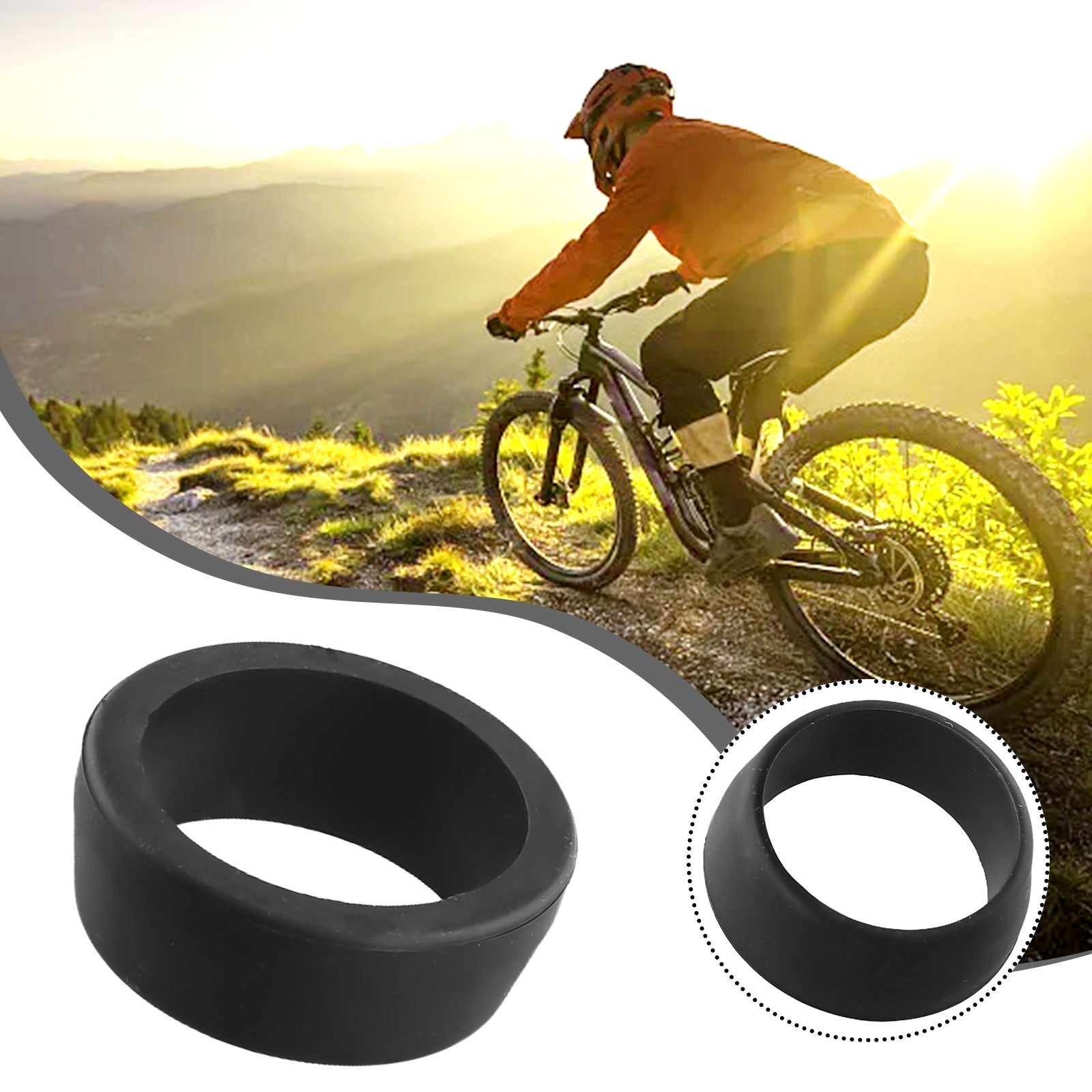 Practical Rubber Ring Protect for Bicycle