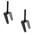 2pk Front Caster Yoke For Scag 45006 Wright 93460001