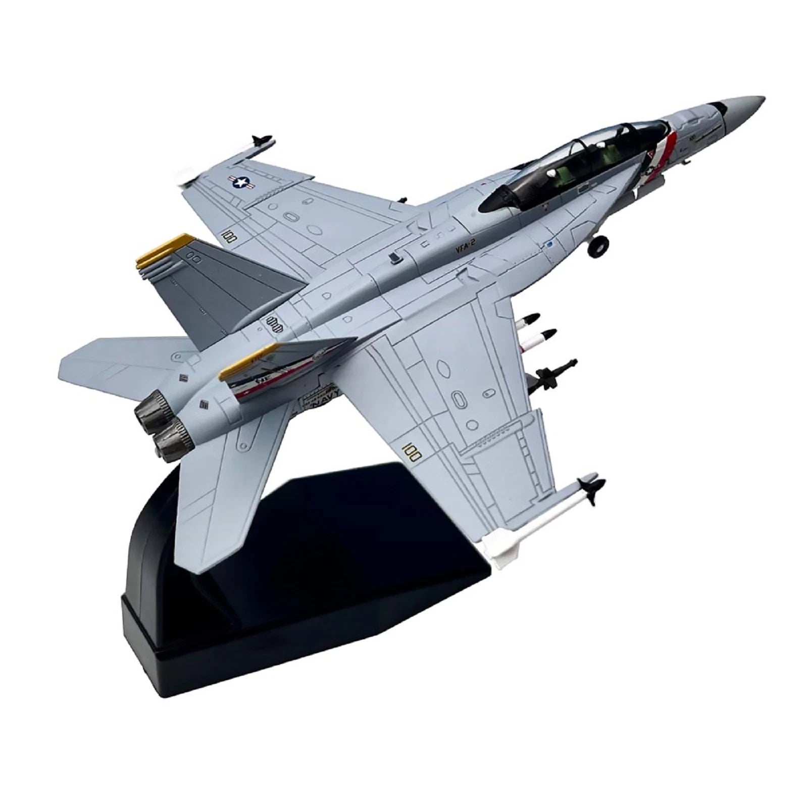 1/100 F/a-18 F18 Super Hornet Bounty Hunters Fighter Jet Alloy