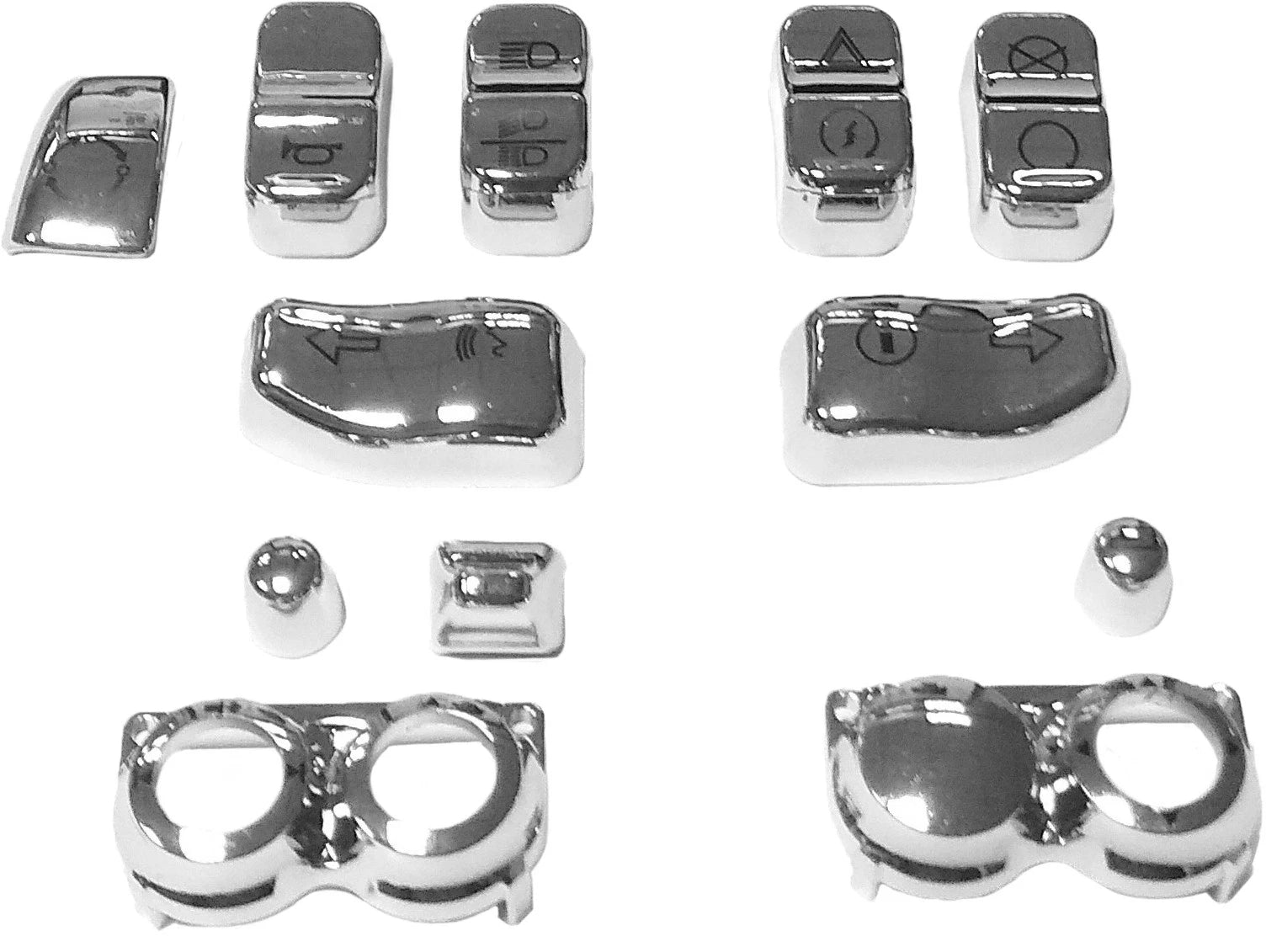 Harddrive Chrome Switch Cap Kit For Harley-davidso<wbr/>n Flrt, Flht,