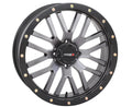 System 3 St3 Wheel 20x7 4+2.5 +10mm 4/156 Matte Gunmetal Grey/black