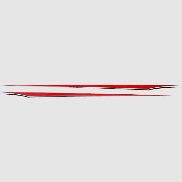 Tracker Boat Emblem Decal Sticker Fishing Boat Red Set of 2 by Tracker