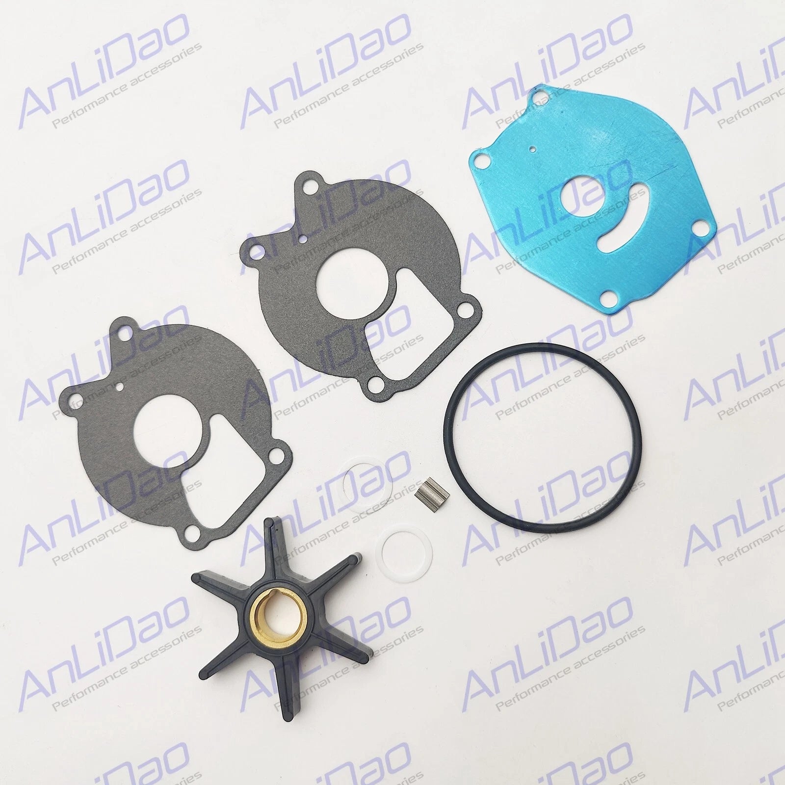 Fit Mercury 18 20 25hp Water Pump Impeller Kit 18-3215 47-85089q4