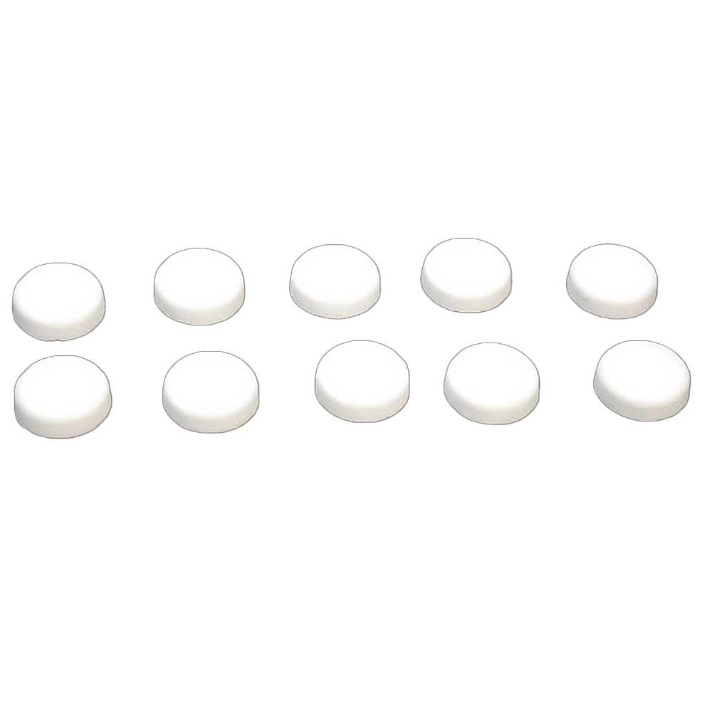 Boat Snap Caps 3/8 Inch White Plastic